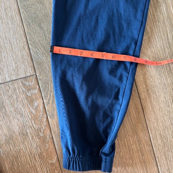 Adidas men's navy essential 100% cotton logo joggers size medium - Picture 5 of 12